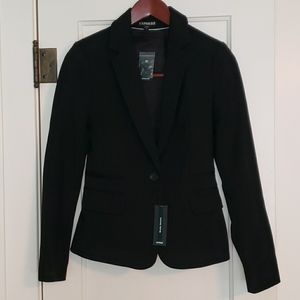 Black studio stretch suit by Express NWT